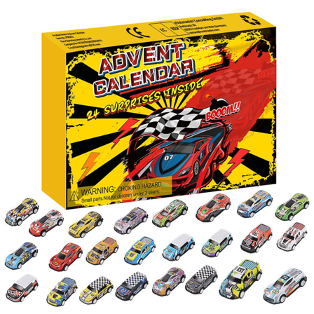 Pojke Jul Adventskalender Gave Racing Sportsbil Legetøj Blind Box Børn