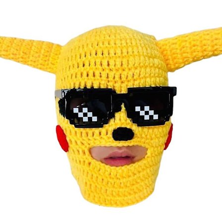 jul rolig mössa pikachu huvudbonad stickad hatt mössa