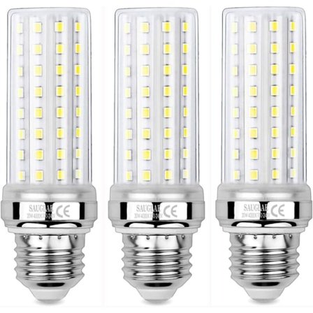 20W LED majskolbe pærer, 150W glødepære ækvivalent, 2300lm, 4000K neutral hvid, E27 Edison skruepærer, 3 stk.
