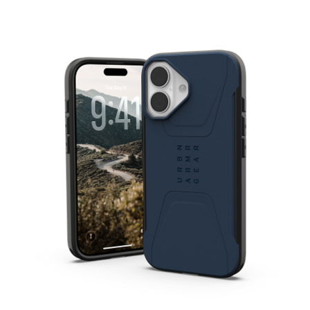 UAG Civilian MagSafe-etui til iPhone 17 - marineblå