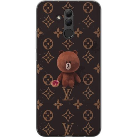 Yhteensopiva Puhelinkuori Huawei Huawei Mate 20 lite Söpö Karhu Esteettinen Luksus Monogrammi Kuvio
