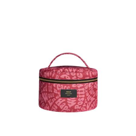 Wouf, Groovy XL Beauty Bag Rood, Dames, Maat:ONE Size
