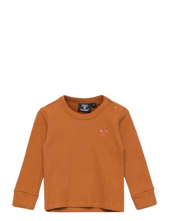 Hmlsami T-Shirt L/S Brown Hummel
