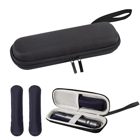 Insulin Køletaske Rejseetui, Insulin Pen Etui, Medicin Køletaske med 2 Fryseelementer, Lille Opbevarings Rejsepose