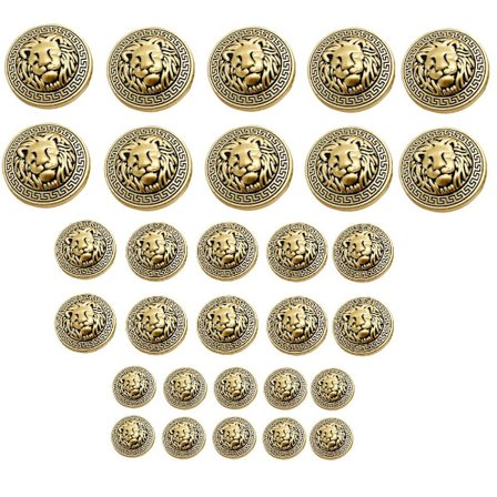 Løvehoved Knap Metal Knapper Xiaoxiangfeng