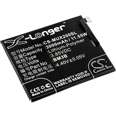 Batteri till SmartPhone, Mobil för Xiaomi Mix 2, MDE5, Mi Mix 2S m.fl.