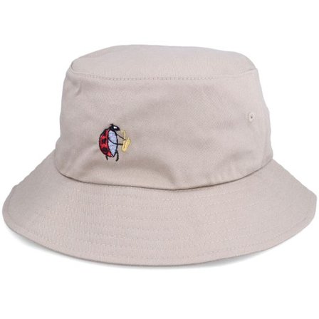 Abducted - Beige bucket Hatt - Tiny Lady Bug Saxophone Khaki Bucket @ Hatstore