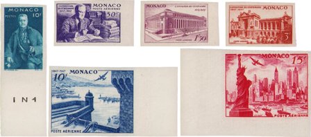 Monaco - YT NDPA22-27 - Utakket - Postfrisk