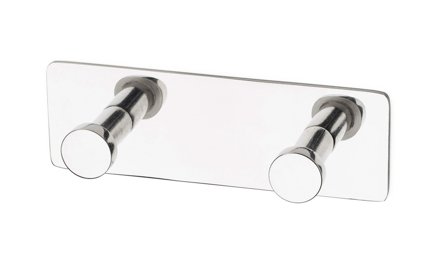 Habo 1368-2 Håndklehenger 2 kroker Krom, Baderom