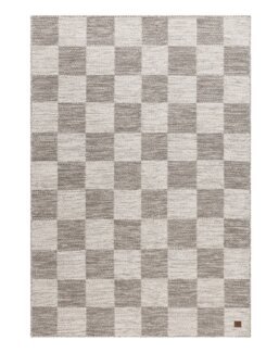 Ullmatta Chessie Grå - 140x200 cm - KM Carpets