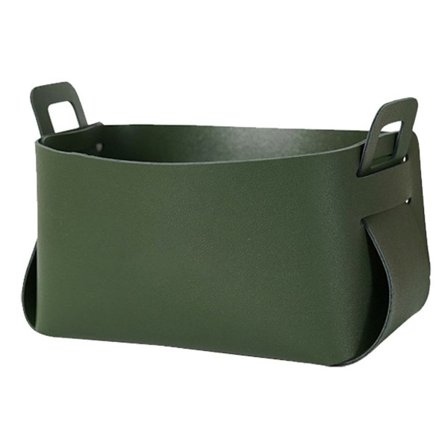 Gavekurve til gaver - Valet bakkearrangør - Læderkommode Grøn