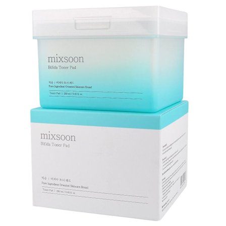 MIXSOON Bifida Toner Pad 120 st - Toning pads med återfuktande effekt, 120 st