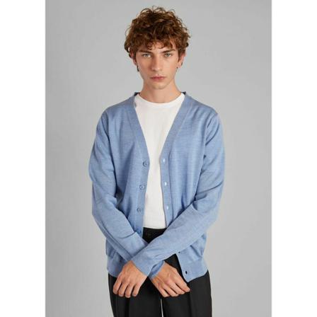L'Exception Paris, Cardigans Blauw, Heren, Maat:XS