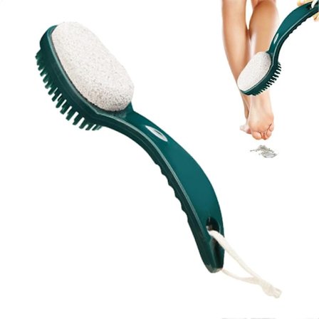 Pimpsten til fødder, skånsomme fodplejeværktøjer, skridsikker til fjernelse af hård hud, grøn (FMY)