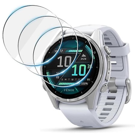 3-pack Skärmskydd för Garmin Fenix 8 43mm HD Klar Klockskärmsfilm