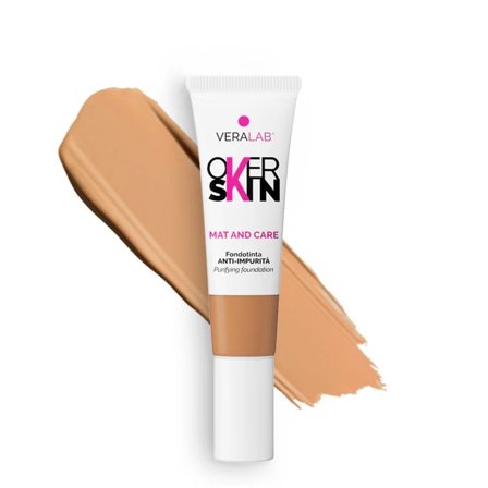 Overskin MAT AND CARE 10 CINNAMON 30ml - Fondotinta liquido