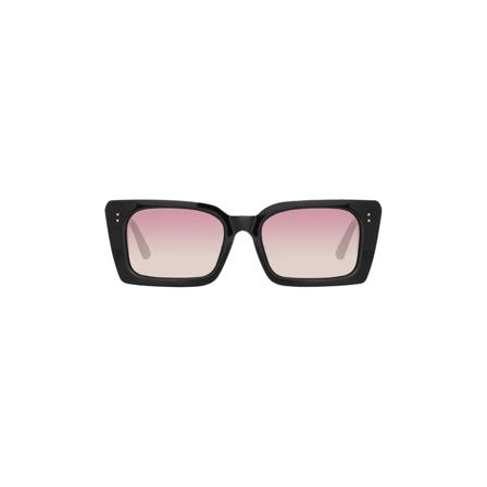 Linda Farrow SunBril , Zwart , Dames , Maat: ONE Size Zonnebrillen
