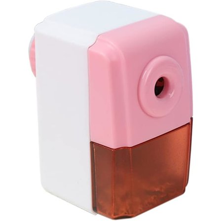 Blyantspisser Manuell Blyantspisser Skrivebord Fargeblyantspisser Håndholdt Barn Barn Gave Skoleutstyr Kontor Studenter Rekvisita (Rød)