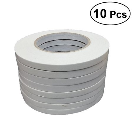 IC 10 stk dobbeltsidig tape for kunst, håndverk, fotografi Scrapbooking gaveinnpakking Kontor skole papirvarer