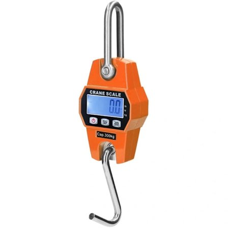 [CA] Digital Kranvekt 300kg/660lb, Bærbar LCD Hengevekt med Krok for Jakt, Landbruk, Fabrikk - Nøyaktig Sensor{ROG}