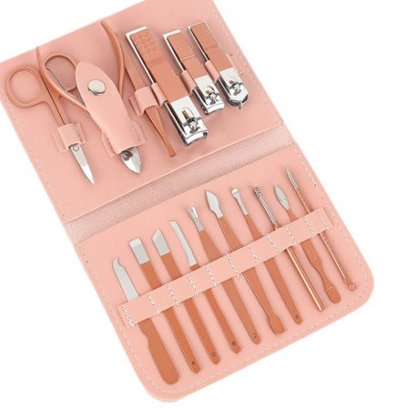 16 kpl / set set kynsileikkurit työkalut PINK