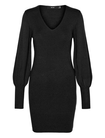 Vero Moda | Vmhollykarispuff Ls V-Neck Dress Ga Boo | XS