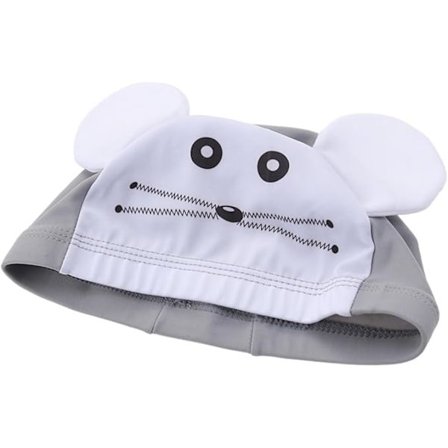 Har hattar mössor badmössa barn badmössa mus badmössa simutrustning tecknad film barn grå 21*16CM GS
