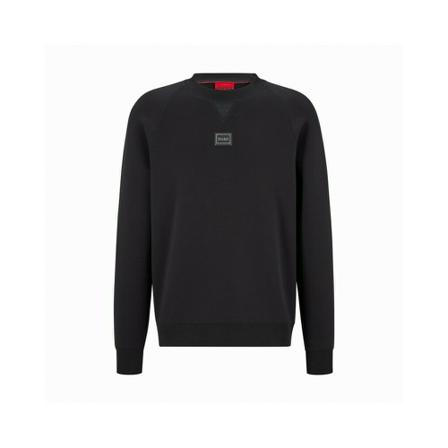 Hugo Boss - Stickade Tröjor - Svart - Herr - Storlek: S, Herr, Storlek: S