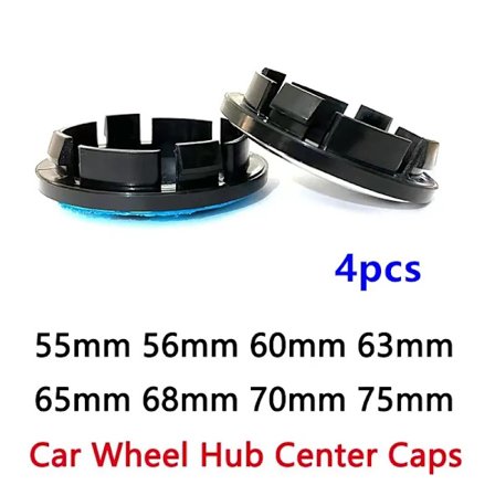 4kpl Musta 55 56mm 60mm 63 65mm 68 70mm 76mm 3B7601171 Auton Vanteen Keskikupit Pyörän Navan Keskikupit Logo Tunnus Merkkitarvikkeet