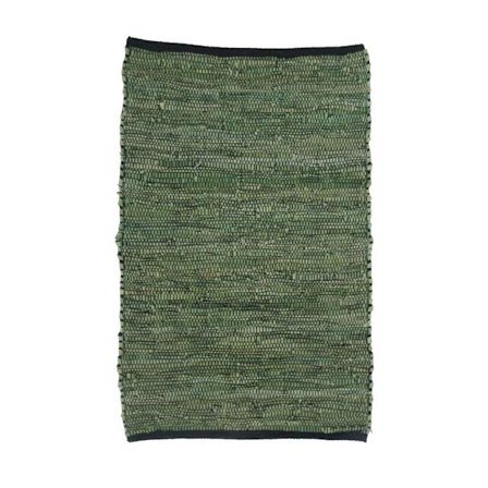 Græsmåtte, 60x90 cm, lædertekstur, grøn