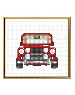 Kirjontapakkaus Taulu Auto