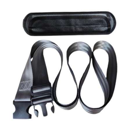 Træningsbånd Komfortabel Stabilisering Overførsel Ekstremitet Mobilisering Bælte Sort-FARVE: Sort