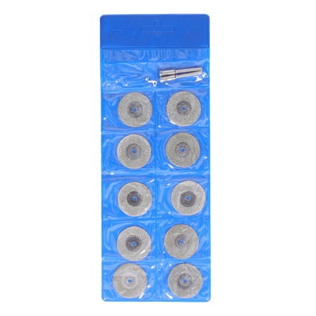 10 st 30 mm tunna diamantkapskivor för trä, metall och stenslipning