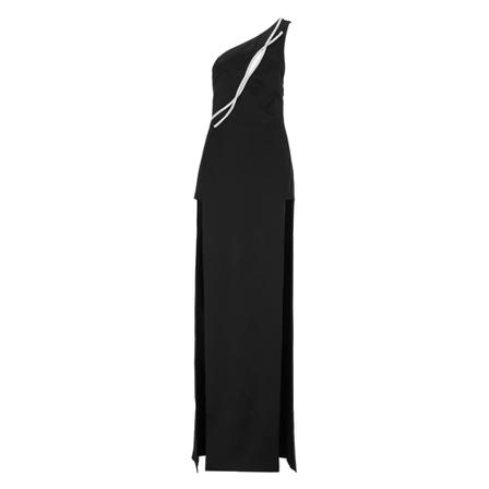 Genny Dress , Zwart , Dames , Maat: L Maxi jurken