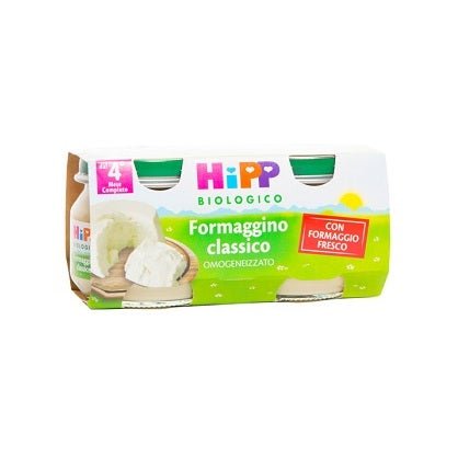 Hipp Bio Omogeneizzato Formaggino Classico 2x80g 4 Mesi +