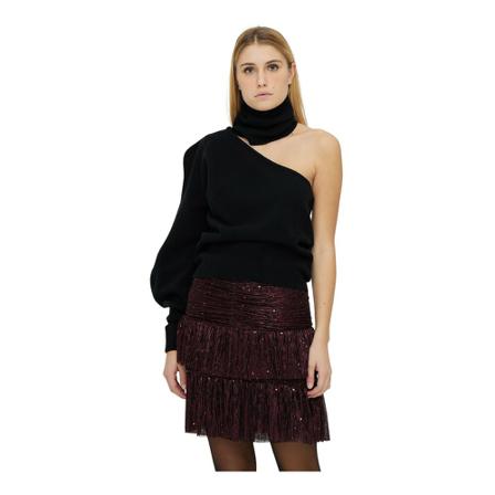 Federica Tosi, Turtlenecks Zwart, Dames, Maat:S