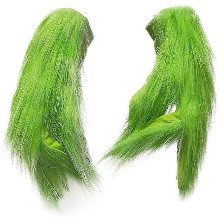 1 par handsker Grinch Plys Handske Jul Halloween Deluxe Fest Cosplay Rekvisitter Julepynt Handsker