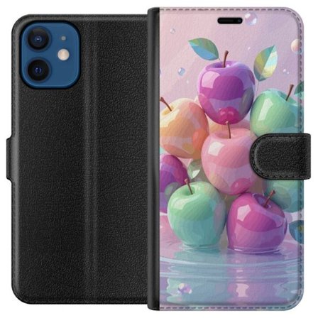 Kompatibelt Plånboksfodral till Apple Apple iPhone 12 Magiska Äpplen