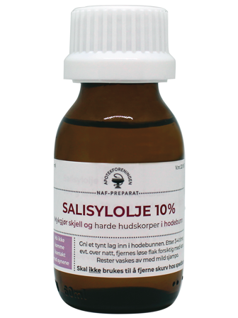 NAF Salisylsyre NAF olje liniment 10%, 60 ml