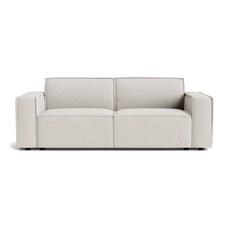 Lyon 3 personers sofa - Modesto Creme - 224x98x80cm - Moderne & Komfortabel Sofa, Perfekt til Filmaftener og Hygge med Familie og Venner