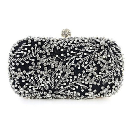 Naisten käsilaukku iltalaukku ylellinen juhlalaukku morsiamen kytkin naisten tanssiaislaukku hääkukkaro (FMY)