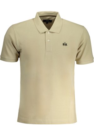 La Martina Polo Maniche Corte Uomo Beige