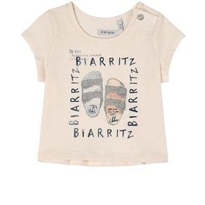 Kids - IKKS Ecru Biarritz T-Shirt 12 Months - Tops - 12 months - Cream