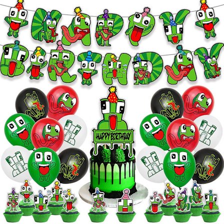 Unspeakable Tema Festdekorasjoner Inkluderer Banner, Latex Ballong, Kake/cupcake Toppers Sett