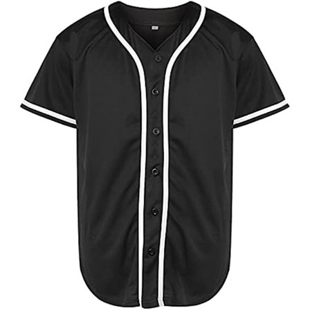 Herr Cardigan Baseball Jersey Kortärmad Sport T-shirt