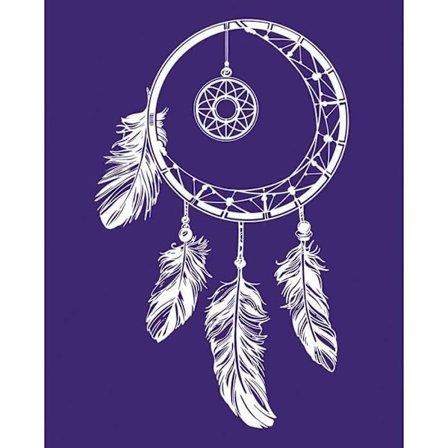 Pochoir drømfangere A5 + spatula