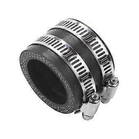 Moottoripyörän kaasuttimen adapteriliitäntä, kaasuttimen imusarjan adapteri (musta)