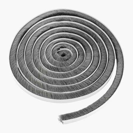 Biltema - Selvklebende Tetningslist Børst 220 cm - Beskytter Mot Insekter, Lyd, Smuss og Sparer Energi