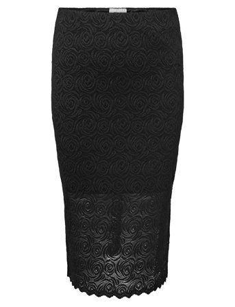 ONLY Carmakoma | Carrosil Calf Lace Slit Skirt Jrs | 54