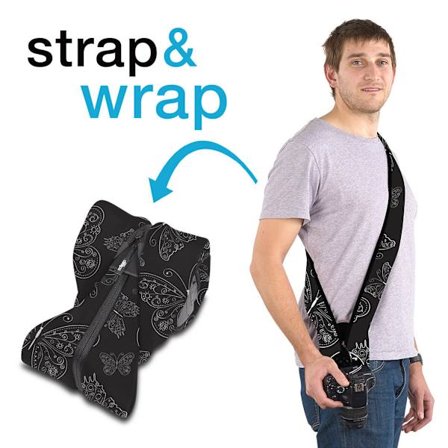 merahihna Strap & Wrap DSLR Ryl Wings MW SR-SLR RW 90